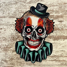 Load image into Gallery viewer, Bones the Clown Metal Sign / Wall Art