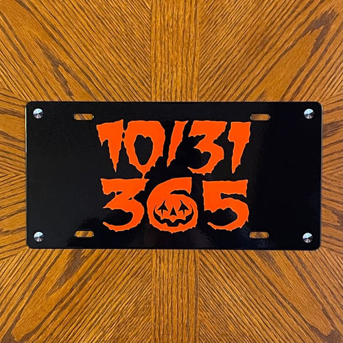 10/31 365 License Plate