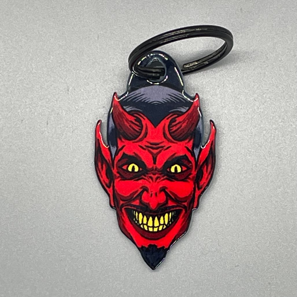 Devil Head Keychain