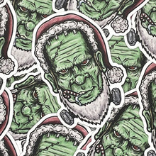 Load image into Gallery viewer, Frankenclaus Sticker