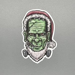 Frankenclaus Sticker