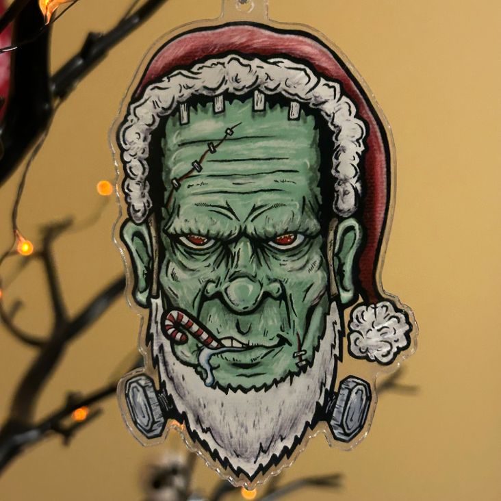 Frankenclaus Acrylic Ornament