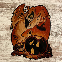 Load image into Gallery viewer, Ghost of Halloween Metal Sign / Wall Art