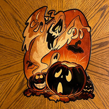 Load image into Gallery viewer, Ghost of Halloween Metal Sign / Wall Art