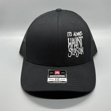 Load image into Gallery viewer, It&#39;s Always Haunt Season Embroidered Cotton-Poly Mesh Back Cap