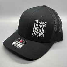 Load image into Gallery viewer, It&#39;s Always Haunt Season Embroidered Cotton-Poly Mesh Back Cap