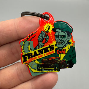 Frank's Dead Body Shop & Garage Keychain