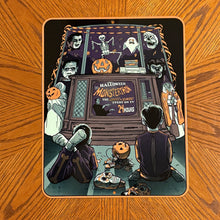 Load image into Gallery viewer, Halloween Monsterthon Metal Sign / Wall Art