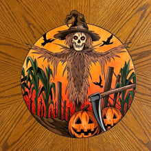 Load image into Gallery viewer, Scarecrow Metal Sign / Wall Art