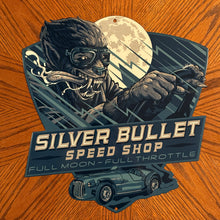Load image into Gallery viewer, Silver Bullet Speed Shop Metal Sign / Wall Art
