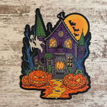 Load image into Gallery viewer, Spooky House Metal Sign / Wall Art