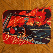 Load image into Gallery viewer, Burning Rubber &amp; Smoking Souls Metal Sign / Wall Art