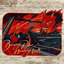 Load image into Gallery viewer, Burning Rubber &amp; Smoking Souls Metal Sign / Wall Art