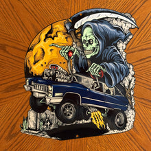 Load image into Gallery viewer, Hot Rod Hearse Metal Sign / Wall Art
