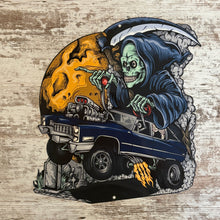 Load image into Gallery viewer, Hot Rod Hearse Metal Sign / Wall Art