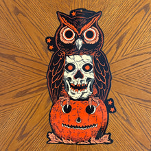Load image into Gallery viewer, Halloween Is A Hoot Metal Sign / Wall Art