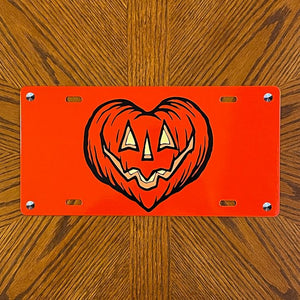 I Love Halloween License Plate