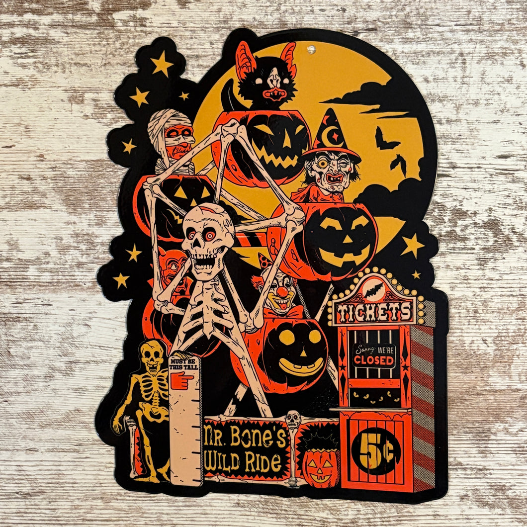 Mr. Bone's Wild Ride Metal Sign / Wall Art
