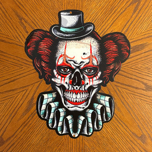 Ms. Bones the Clown Metal Sign / Wall Art