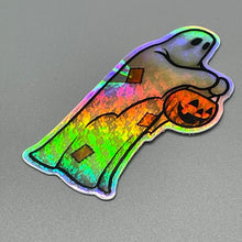 Load image into Gallery viewer, Patches the Ghost Holographic Sticker
