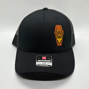 Pumpkoffin Embroidered Cotton-Poly Mesh Back Cap