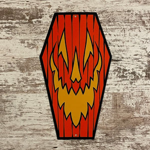 Pumpkoffin Metal Sign / Wall Art