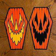 Load image into Gallery viewer, Pumpkoffin Metal Sign / Wall Art