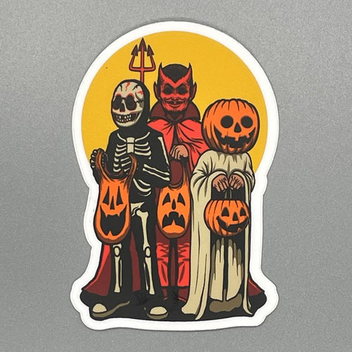 Trick or Treat Trio Sticker