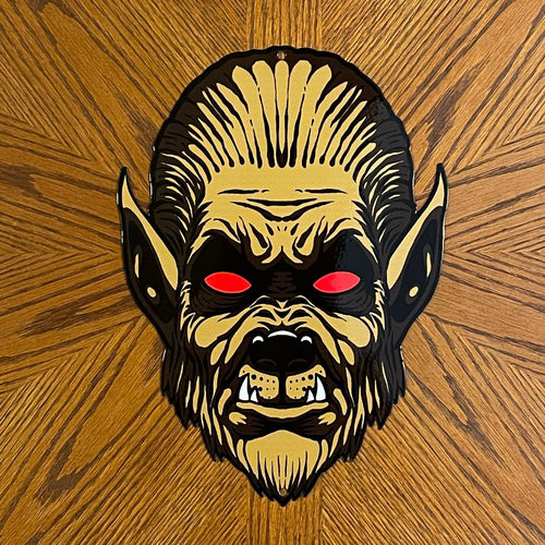 Wolfman Metal Sign / Wall Art