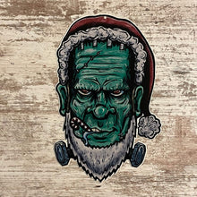 Load image into Gallery viewer, Frankenclaus Metal Sign / Wall Art