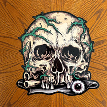 Load image into Gallery viewer, See Skull Metal Sign / Wall Art