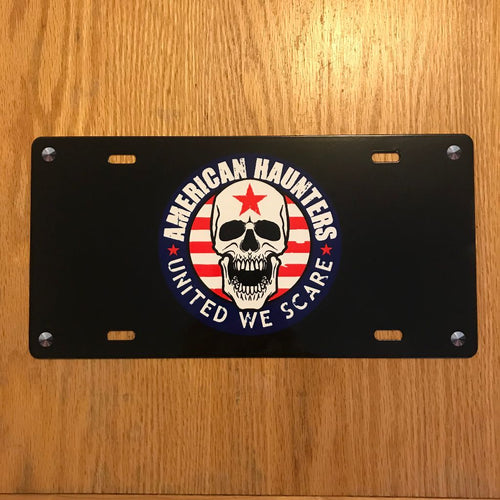 American Haunters License Plate