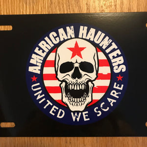 American Haunters License Plate