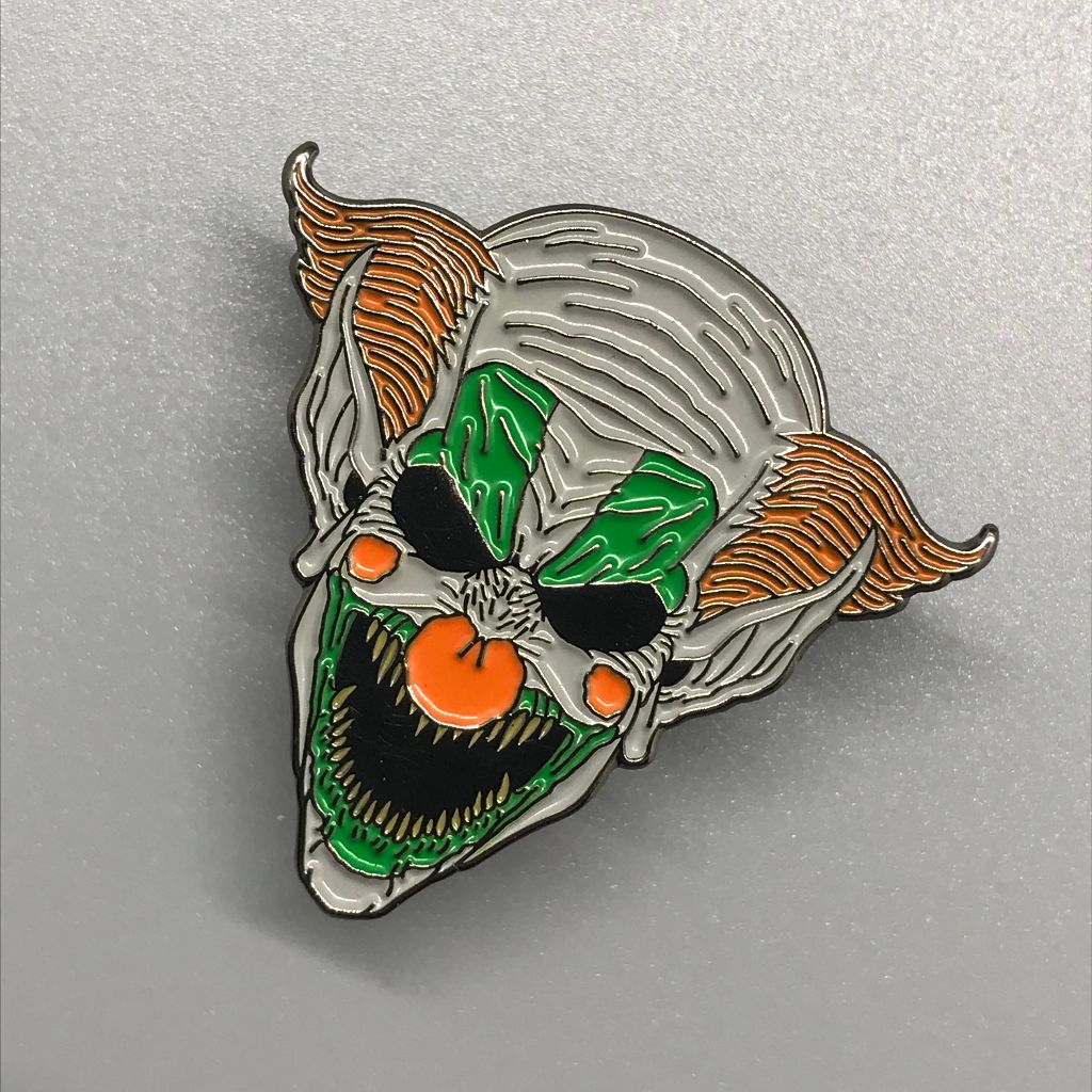 Creepy Clown Enamel Pin – CU Scared