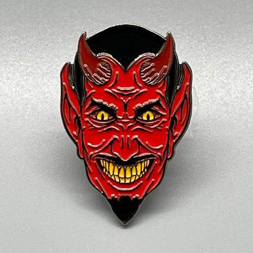 Devil Head Enamel Pin