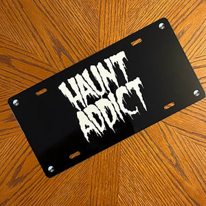 Haunt Addict License Plate