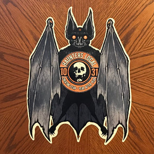 Haunters Local 1031 Bat Metal Sign / Wall Art