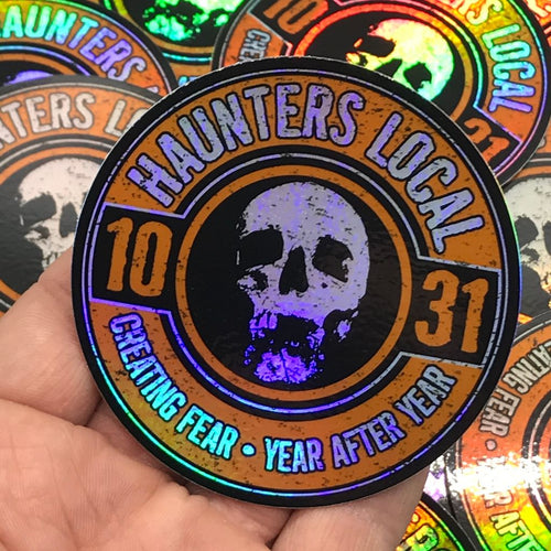 Haunters Local 1031 Holographic Logo Sticker