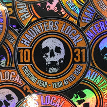 Load image into Gallery viewer, Haunters Local 1031 Holographic Logo Sticker