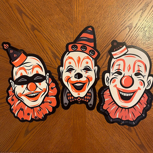Halloween Clown Metal Signs