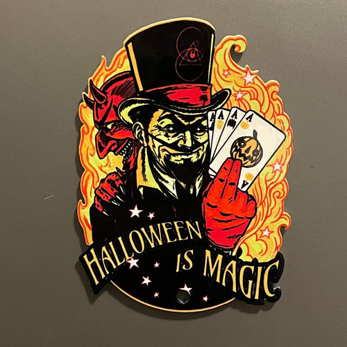 Halloween Is Magic Magnet
