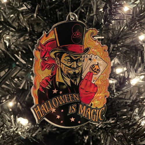 Halloween Is Magic Acrylic Ornament