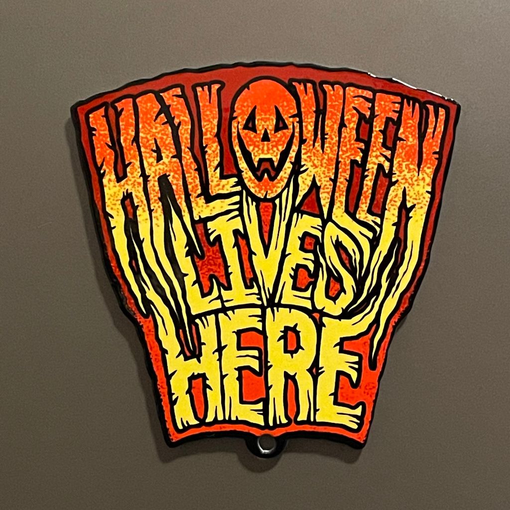Halloween Lives Here Magnet