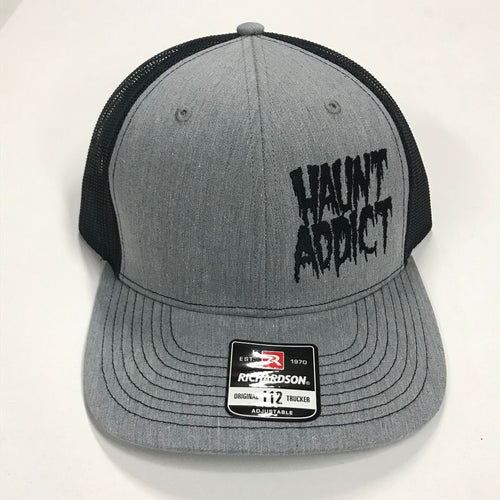 Haunt Addict Embroidered Cotton-Poly Mesh Back Cap