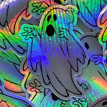 Load image into Gallery viewer, Lil&#39; Ghostly Holographic Sticker