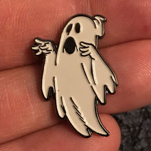 Load image into Gallery viewer, Lil&#39; Ghostly Enamel Pin