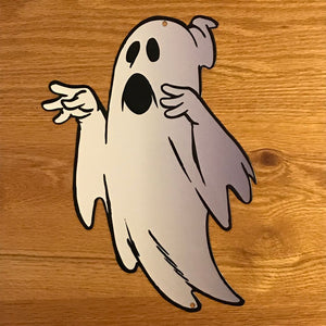 Lil' Ghostly Metal Sign / Wall Art