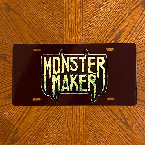 Monster Maker License Plate
