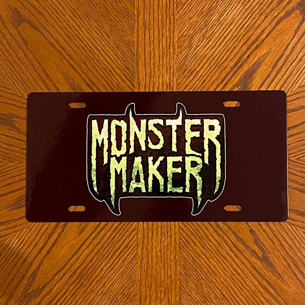 Monster Maker License Plate