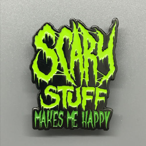 Scary Stuff Enamel Lapel Pin